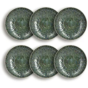 OGO LIVING - LOT 6 ASSIETTES CALOTTES VENUS 21CM EN PORCELAINE
