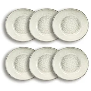 OGO LIVING - LOT 6 ASSIETTES CREUSES BORAL 21CM EN AUTRES CÉRAMIQUES B... pas cher