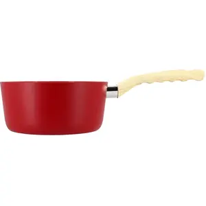 MENASTYL Casserole 18cm colorama magenta - en aluminium - revetement a...