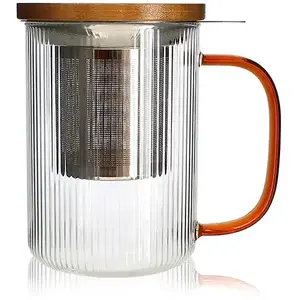 Théière OGO LIVING Tisaniere Karl Ambre 450ml pas cher