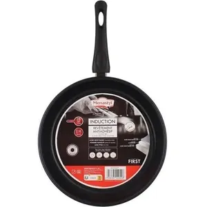 Poêle - MENASTYL - FIRST - 28 cm  - Acier inoxydable - Compatible tous feux pas cher
