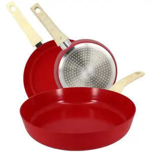 Set de poêles MENASTYL - Aluminium - Compatible induction - 20/24/28cm pas cher