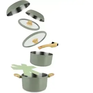 Batterie de cuisine MENASTYL SUPER BALL EASYNOX 8 PIECES pas cher