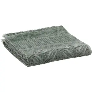 VIVARAISE - Effen badhanddoek Zoé Thym 70 x 140 pas cher