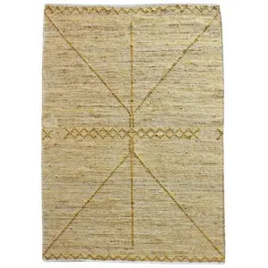 Tapis - THE RUG REPUBLIC - Jiazi - Chanvre - Beige - 230x160 cm