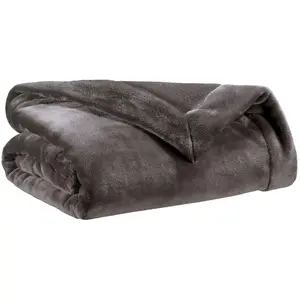 Vivaraise Plaid En Polyester Asphalte 150 X 200 pas cher