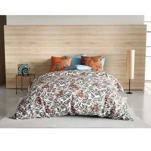 Parure de couette - Les Ateliers du Linge - Savane - 100% Coton - 240x260 cm - Certifié Oeko-Tex pas cher