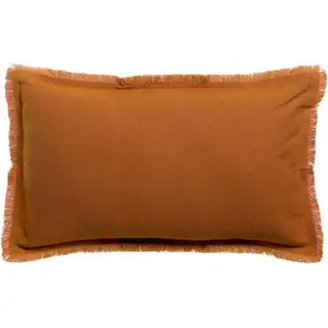 Coussin uni Laly cuivre 30 x 50 cm Vivaraise