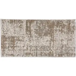 VIVARAISE Tapis extérieur rond en polypropylène Catania 200 cm naturel pas cher