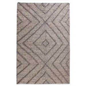Tapis - THE RUG REPUBLIC - Worgan Gris - 120 x 180 pas cher