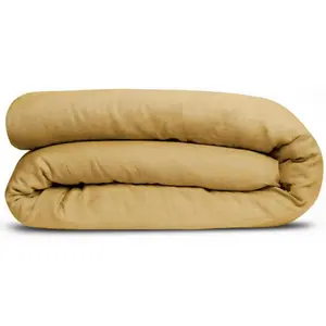 Housse de couette Linco gold 220 x 240 cm Vivaraise 220 X 240 GOLD pas cher