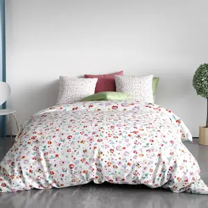 LES ATELIERS DU LINGE Parure de lit - Housse de couette 100% Polyester 60 gsm Liberty 240x260 cm pas cher