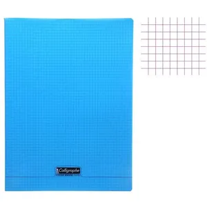 ClaireFontaine Cahier piqué 8000 POLYPRO bleu 24x32cm 96p Q.5x5 90g pas cher