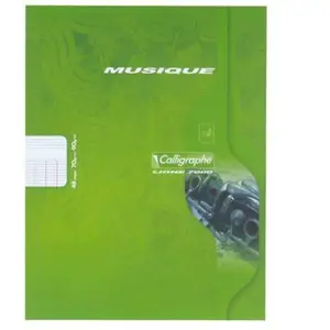 Cahier musique et chant Clairefontaine grand carreaux 17x22 48p pas cher