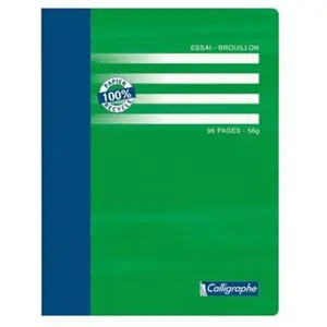 Cahiers de brouillon Clairefontaine 96 pages 17 x 22 cm - Paquet de 10 pas cher
