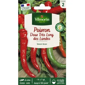VILMORIN Poivron doux long des Landes pas cher