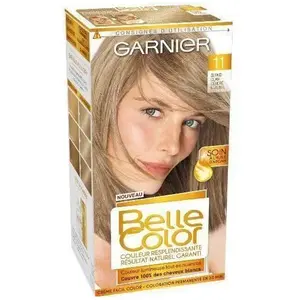 Comparateur de prix : Coloration permanente GARNIER - Blond Clair Cendré Naturel - Sans ammoniaque