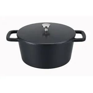 Cocotte - BAUMALU - Ronde Mini 14 - Fonte - Couvercle - Design pas cher