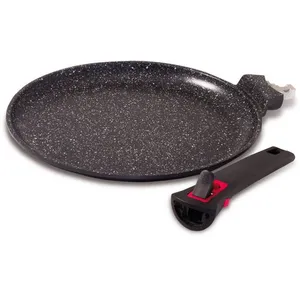 Crêpière granit Pro céramique 28 cm - Baumalu pas cher