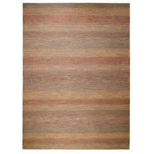 THEDECOFACTORY Saint-tropez - Tapis extérieur-intérieur motifs lignes jaune 200x290 pas cher