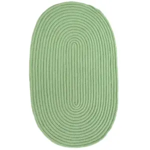 THEDECOFACTORY Tamtam - Tapis en coton effet cordage vert basilic 50x80 pas cher