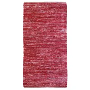 The Deco Factory Tapis Tressé, 60cm x 120cm, BurgundyVendu parcdiscount