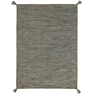 The Deco Factory SAHARA - Tapis 100% coton tissé et tressé 190 x 290 c...Vendu parbol