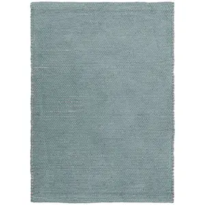 Tapis - THE DECO FACTORY - ROSTYLE - Jute et Coton Chenille - 160 x 230 cm - Gris Clair - Rectangulaire pas cher