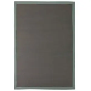 THE DECO FACTORY Natural Jute - Tapis en Jute Gris 160x230 pas cher