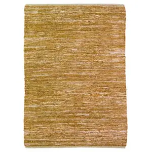 The Deco Factory Tapis Tressé, 160cm x 230cm, Jaune