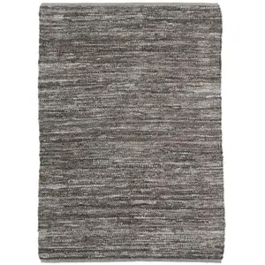 The Deco Factory Tapis Tressé, 160cm x 230cm, Taupe pas cher