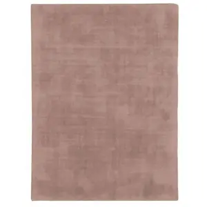 The Deco Factory Tapis Aspect Velours, 160cm x 230cm, Rose Nude pas cher