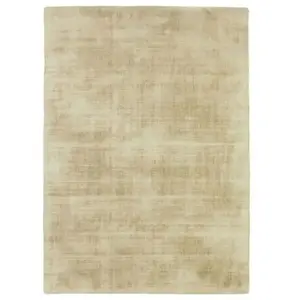 The Deco Factory Tapis Aspect Velours, 120cm x 170cm, Écru Naturel
