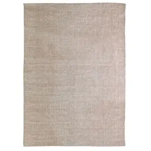 THE DECO FACTORY Vintage Used - Tapis Effet délavé Rose Nude 120x170Vendu parcdiscount
