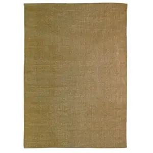 THE DECO FACTORY Vintage Used - Tapis Effet délavé Beige Naturel 120x170
