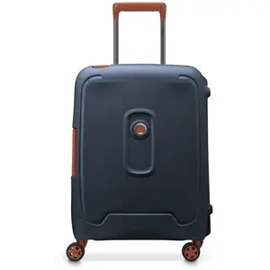 Delsey Moncey 4 Wheel Slim Cabin Trolley 55 cm Ink Blue pas cher