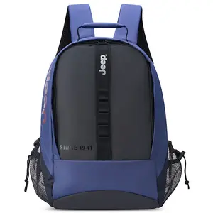 Jeep DELSEY PARIS JS011B - Sac A Dos souple 46 cm x 30 cm x 17 cm cm - 24 L - XS - Bleu marine pas cher