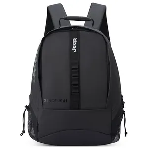 Jeep DELSEY PARIS JS011B - Sac A Dos souple 46 cm x 30 cm x 17 cm cm - 24 L - XS - Noir pas cher