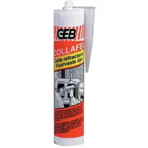 GEB Colle mastic à base de silicates alcalins et de charges réfractaires sans amiante. pas cher