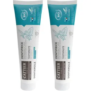 Cattier Dentargile Dentifrice Menthe Bio Lot de 2 x 75ml