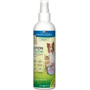 FRANCODEX Lotion Insectifuge 250 ml formule renforcée Pour Chiens et Chats pas cher