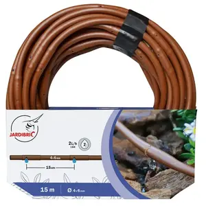 Tuyau goutte à goutte capillaire Jardibric 15 m pas cher