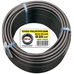 AQUA FLOW Couronne PE HD 6 bars Ø 25 mm 50 m pas cher