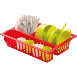 Ecoiffier Egouttoir 25 cm et accessoires de cuisine pas cher