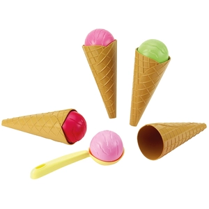 Ecoiffier 100% Chef Sachet 4 Cornets De Glace pas cher
