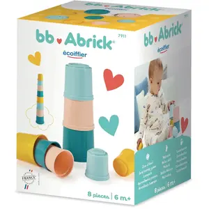 Ecoiffier Bb Abrick Pots Gigogne 8 Pièces pas cher