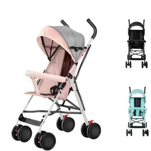 Poussette Compacte - XUANYU - Poussette canne - Avec Tapis En Coton + Moustiquaire - Capacité de charge maximale : 30 kg- Rose pas cher