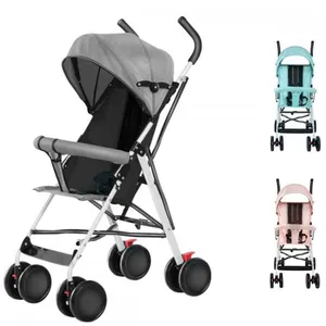 Poussette simple - XUANYU - Poussette canne - Avec habillage pluie + Moustiquaire - Gris pas cher