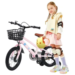 MIPAN VELO ENFANT Bicyclette 14 pour garçons et filles avec roues dentraînement et pneus antidérapants pour 2-8 ans Rose pas cher