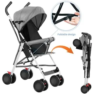 XUANYU MIPAN. Poussette Bebe - Poussette canne ultra compacte + Légèr... pas cher